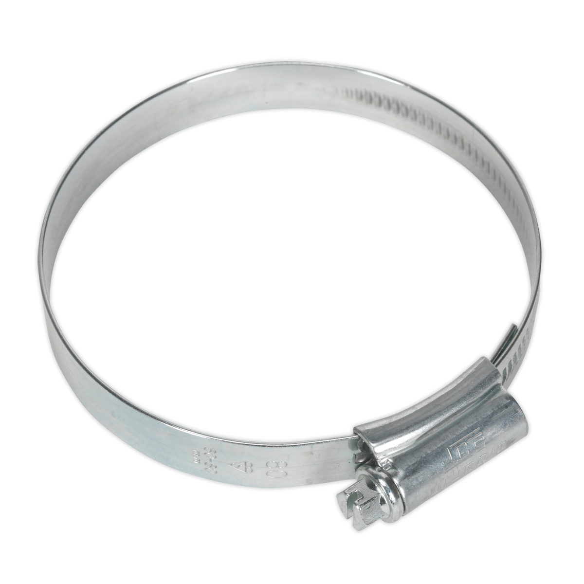 Sealey HCJ3X HI-GRIP® Zinc Plated Hose Clip 60-80mm - Pack of 10