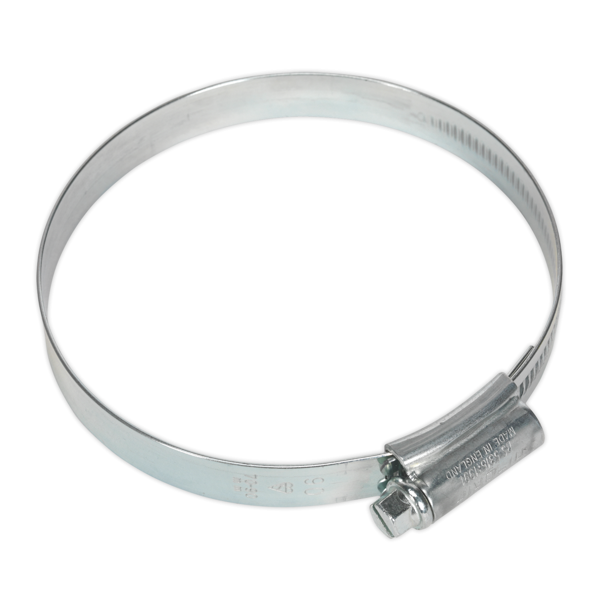 Sealey HCJ4 HI-GRIP® Zinc Plated Hose Clip 70-90mm - Pack of 10