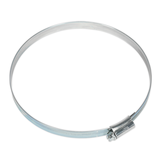 Sealey HCJ7 HI-GRIP® Zinc Plated Hose Clip 130-160mm - Pack of 10