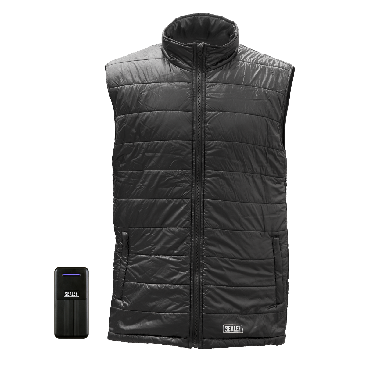 Sealey HG02KIT 5V Heated Puffy Gilet with Power Bank 20Ah - 44" to 52" Chest