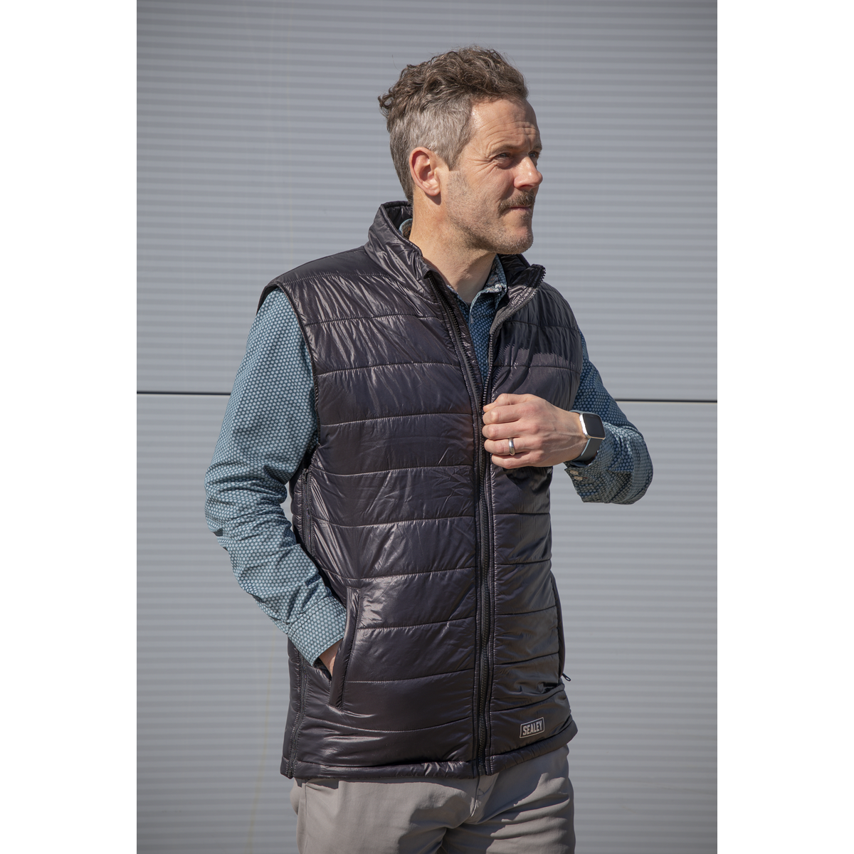 Sealey HG02KIT 5V Heated Puffy Gilet with Power Bank 20Ah - 44" to 52" Chest