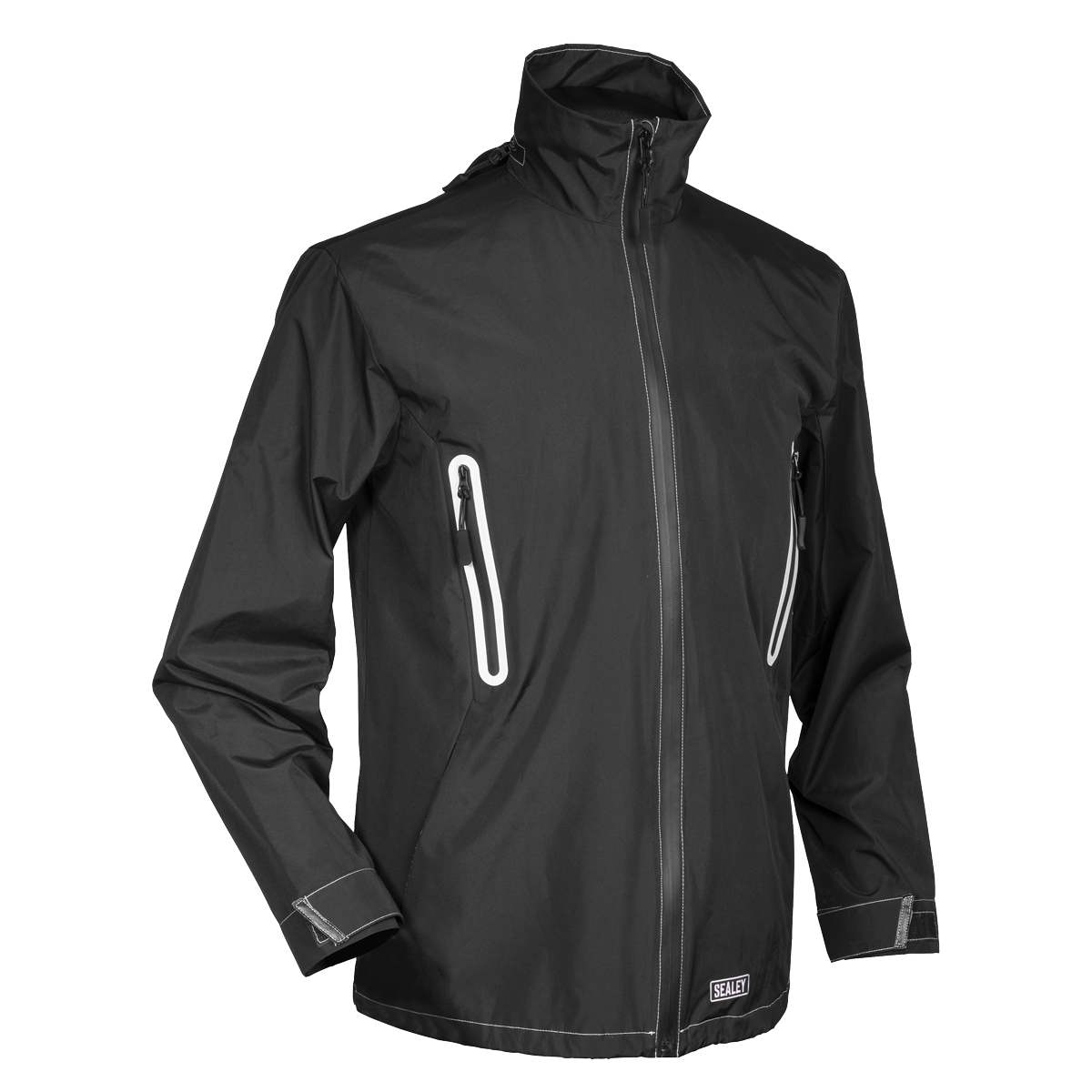 Sealey HJ06KIT 5V Heated Rain Jacket with Power Bank 20Ah - Medium