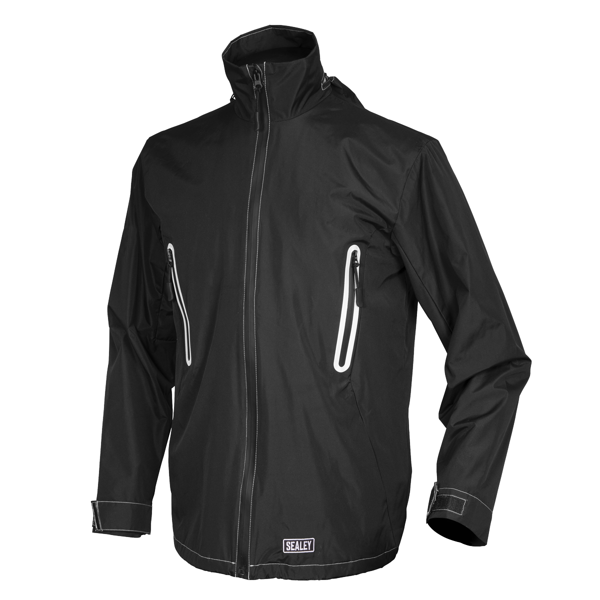 Sealey HJ06KIT 5V Heated Rain Jacket with Power Bank 20Ah - Medium