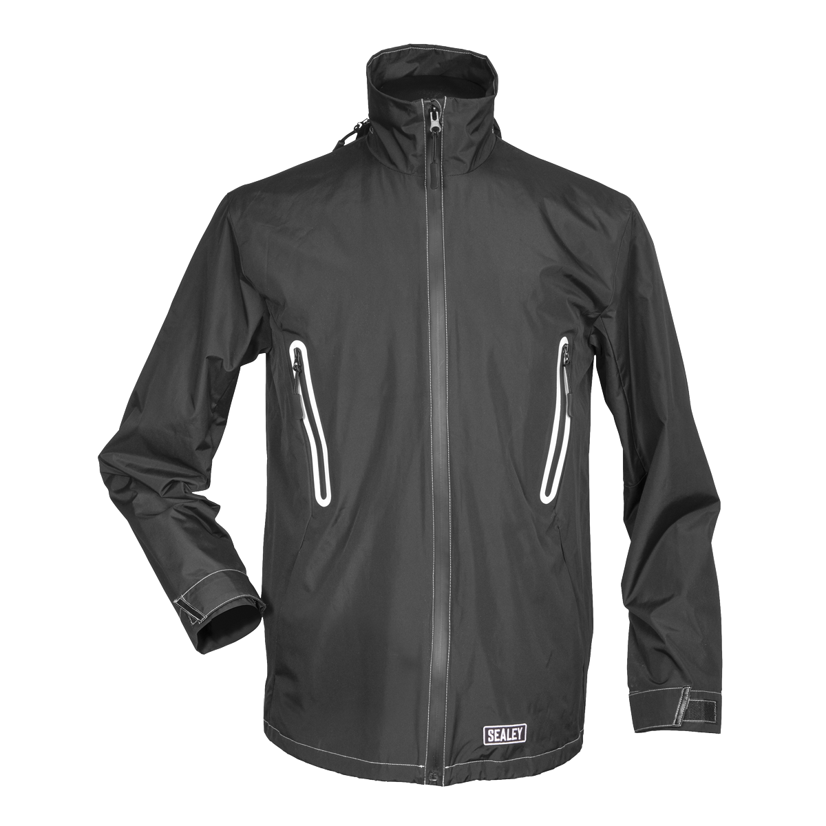 Sealey HJ06KIT 5V Heated Rain Jacket with Power Bank 20Ah - Medium