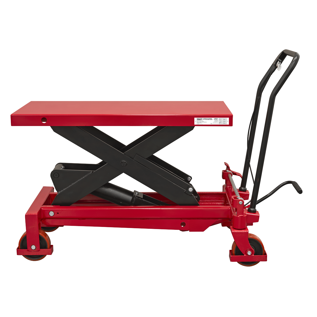 Sealey HPT1000 Hydraulic Scissor Lift Platform Table 1000kg Capacity