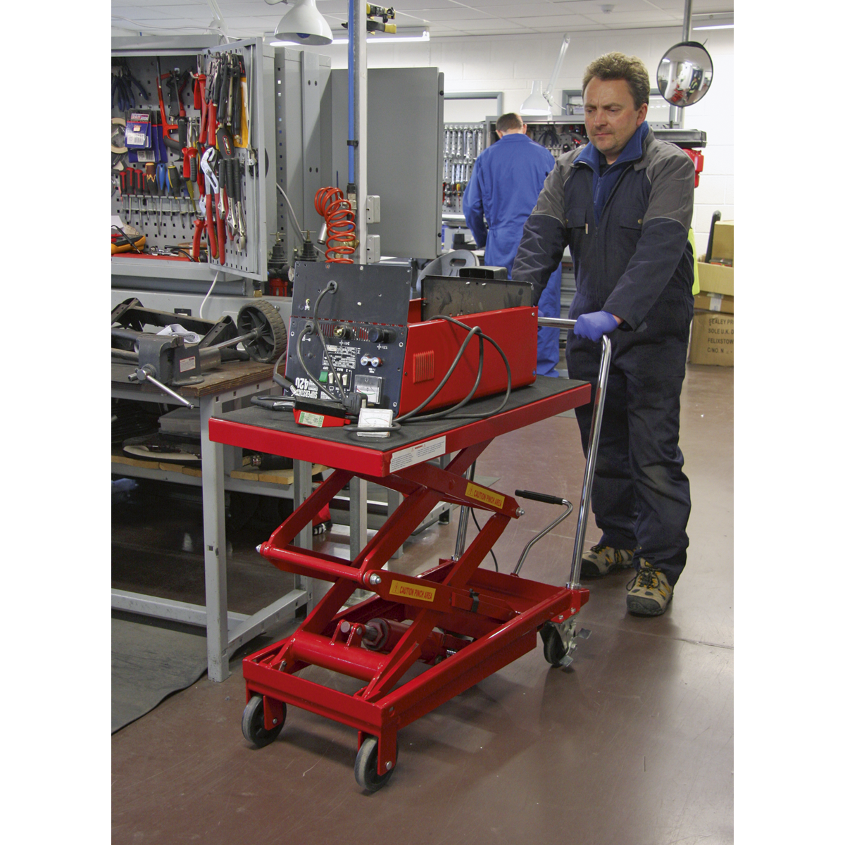 Sealey HPT400H Hydraulic Scissor Lift Platform Table 300kg Capacity
