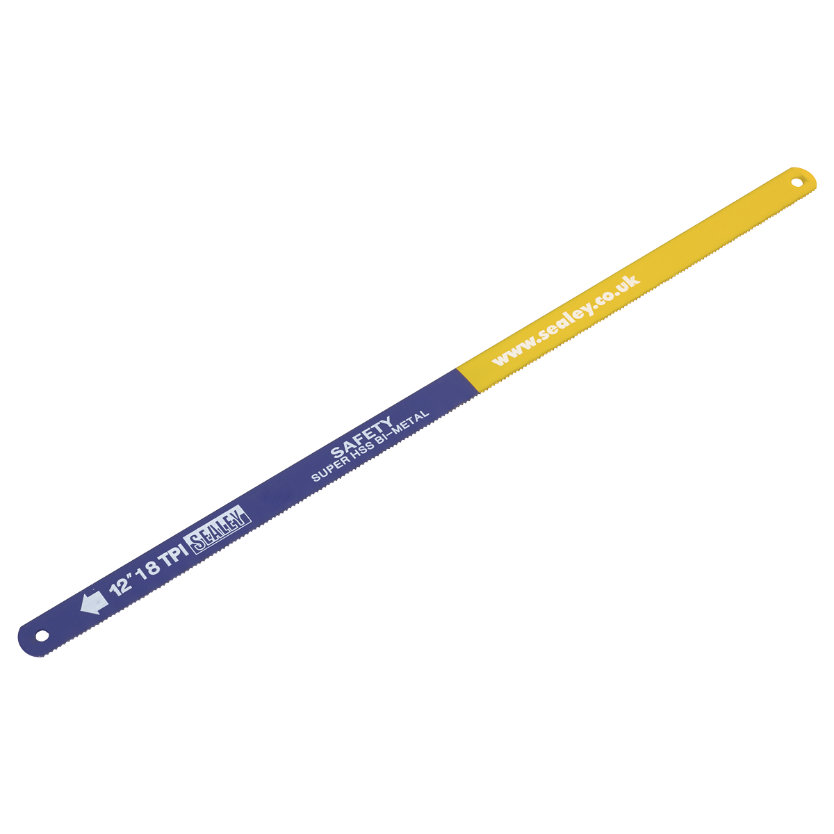 Sealey HSB0518 HSS Bi-Metal Hacksaw Blade 18tpi 300mm - Pack of 5