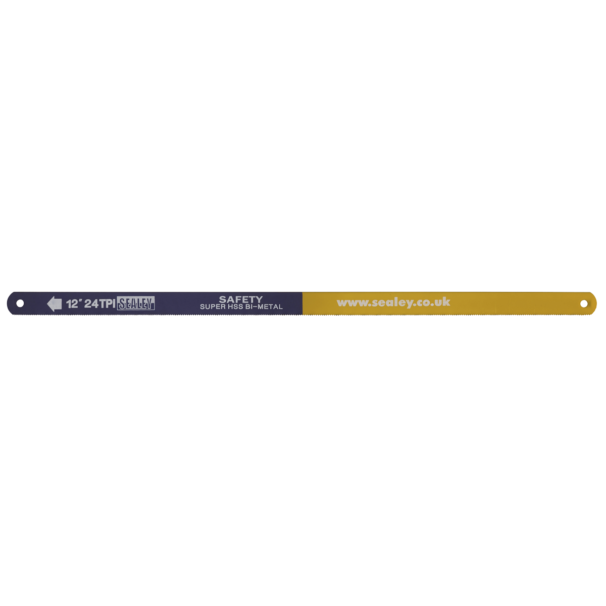 Sealey HSB0524 HSS Bi-Metal Hacksaw Blade 24tpi 300mm - Pack of 5