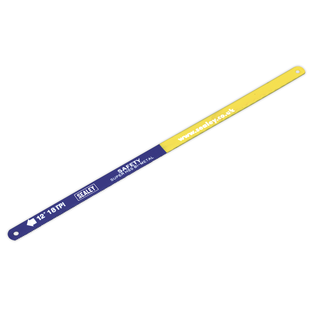 Sealey HSB1018 HSS Bi-Metal Hacksaw Blade 18tpi 300mm - Pack of 10