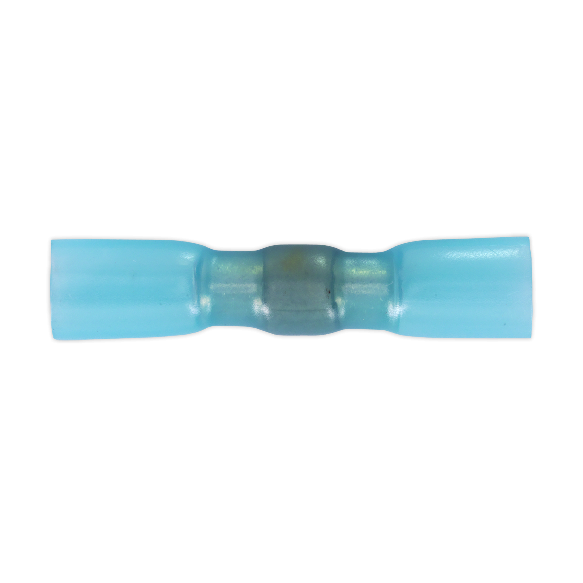 Sealey HSSB25B Heat Shrink Butt Connector with Crimp & Solder, Blue - Pack of 25