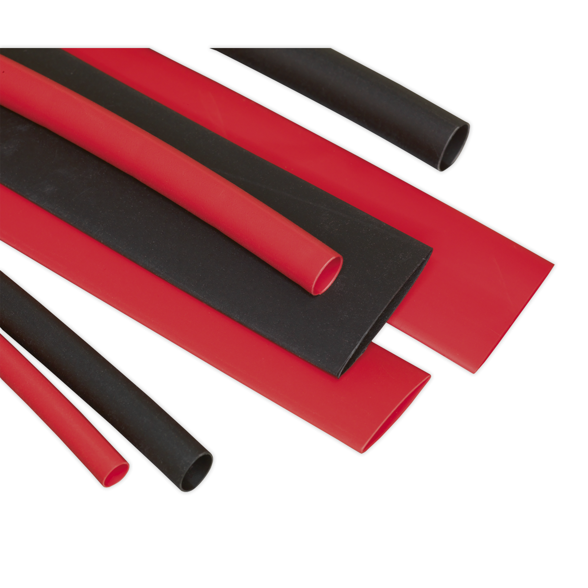 Sealey HST100BR Heat Shrink Tubing Assortment 100mm 95pc - Black & Red
