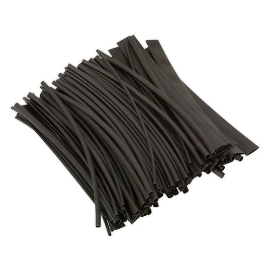 Sealey HST200B Heat Shrink Tubing 200mm 100pc - Black
