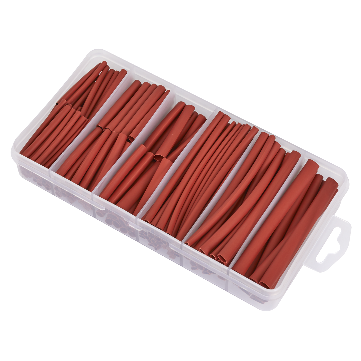 Sealey HST501R Heat Shrink Tubing Assortment 50 & 100mm 180pc - Red