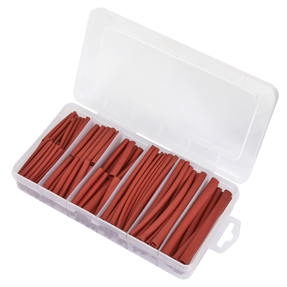 Sealey HST501R Heat Shrink Tubing Assortment 50 & 100mm 180pc - Red