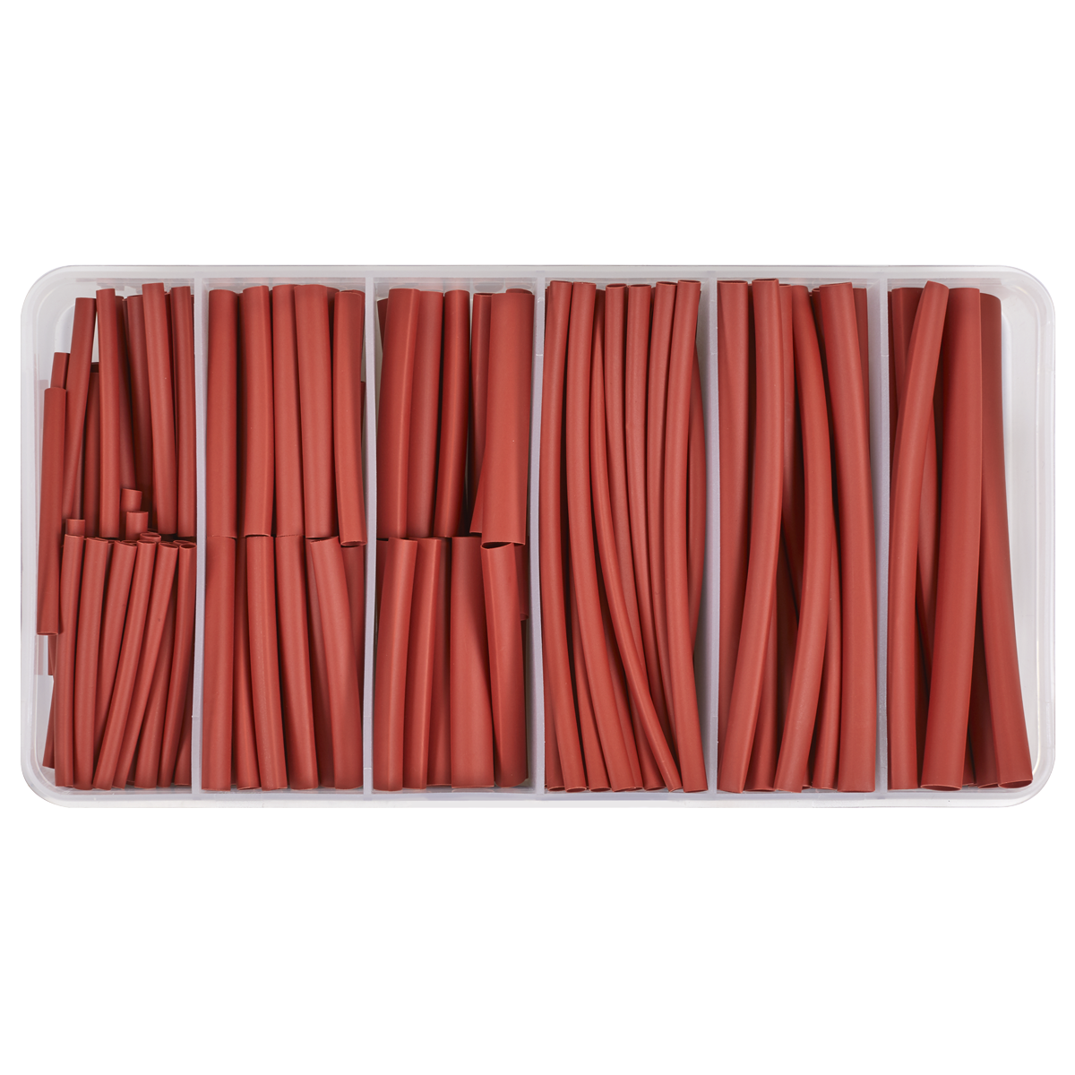 Sealey HST501R Heat Shrink Tubing Assortment 50 & 100mm 180pc - Red