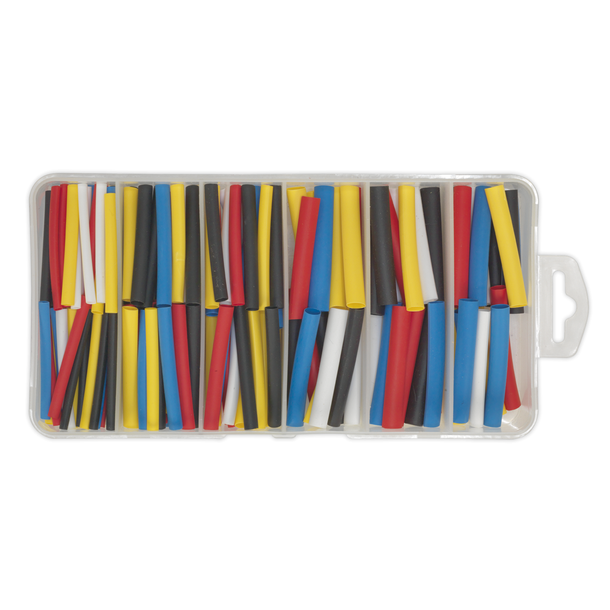 Sealey HST50MC Heat Shrink Tubing Assortment 50mm 190pc - Mixed Colours