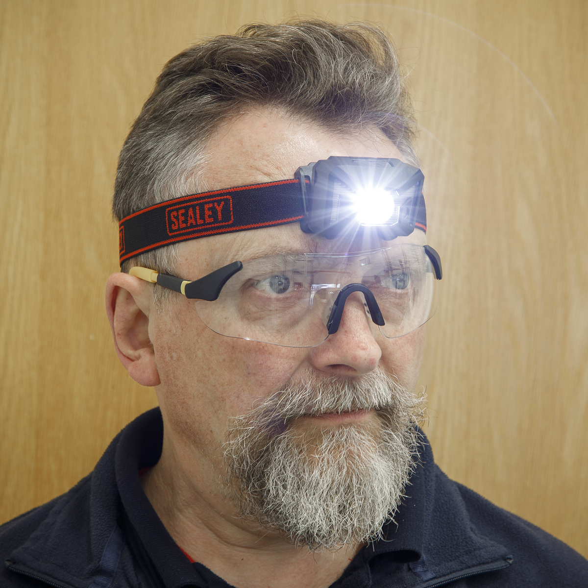 Sealey HT102R Rechargeable Head Torch with Auto-Sensor 3W SMD LED