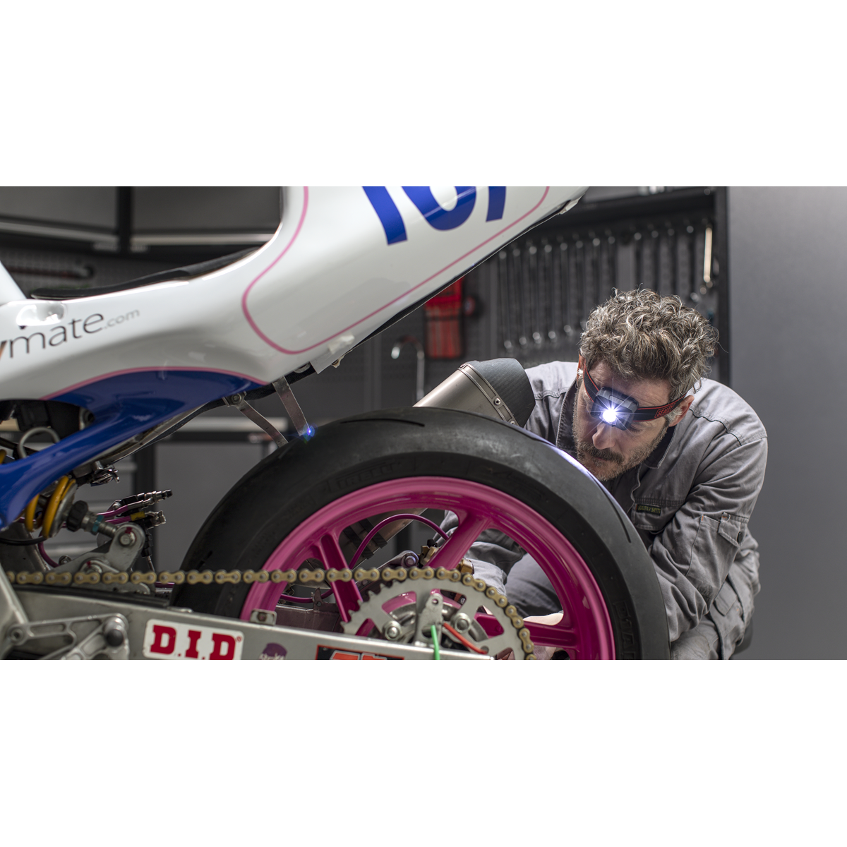 Sealey HT102R Rechargeable Head Torch with Auto-Sensor 3W SMD LED