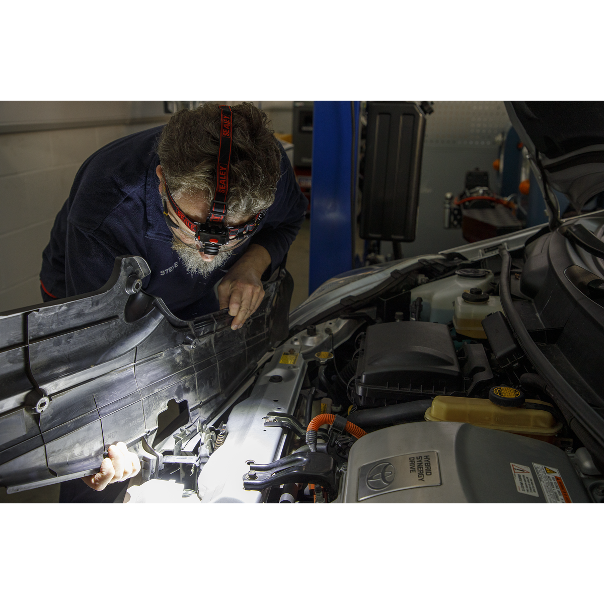 Sealey HT106LED Head & Hat Torch with Auto-Sensor 3W SMD LED