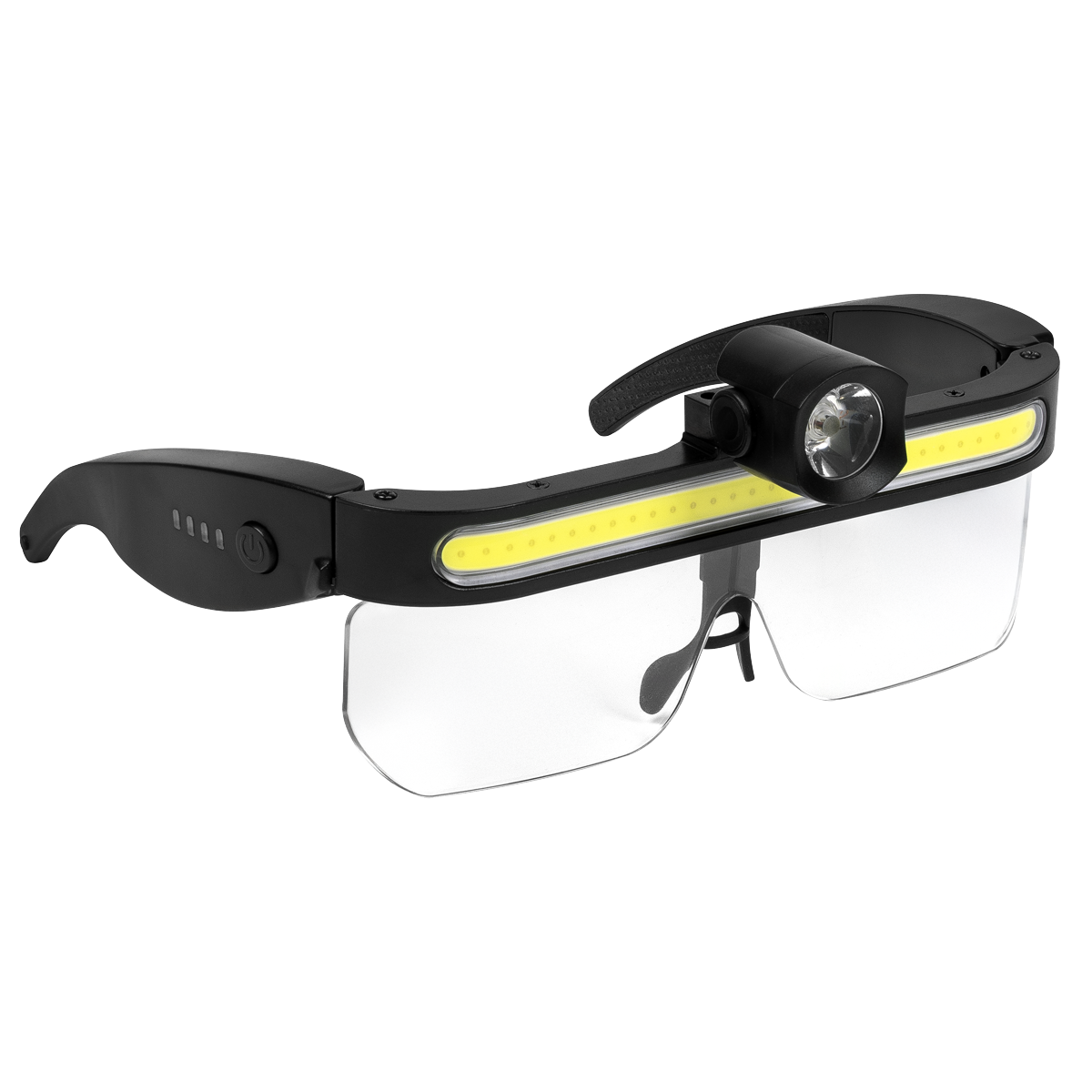 Sealey HT112R Rechargeable LED Head Torch Removable PC Lens 9W COB & 5W LED