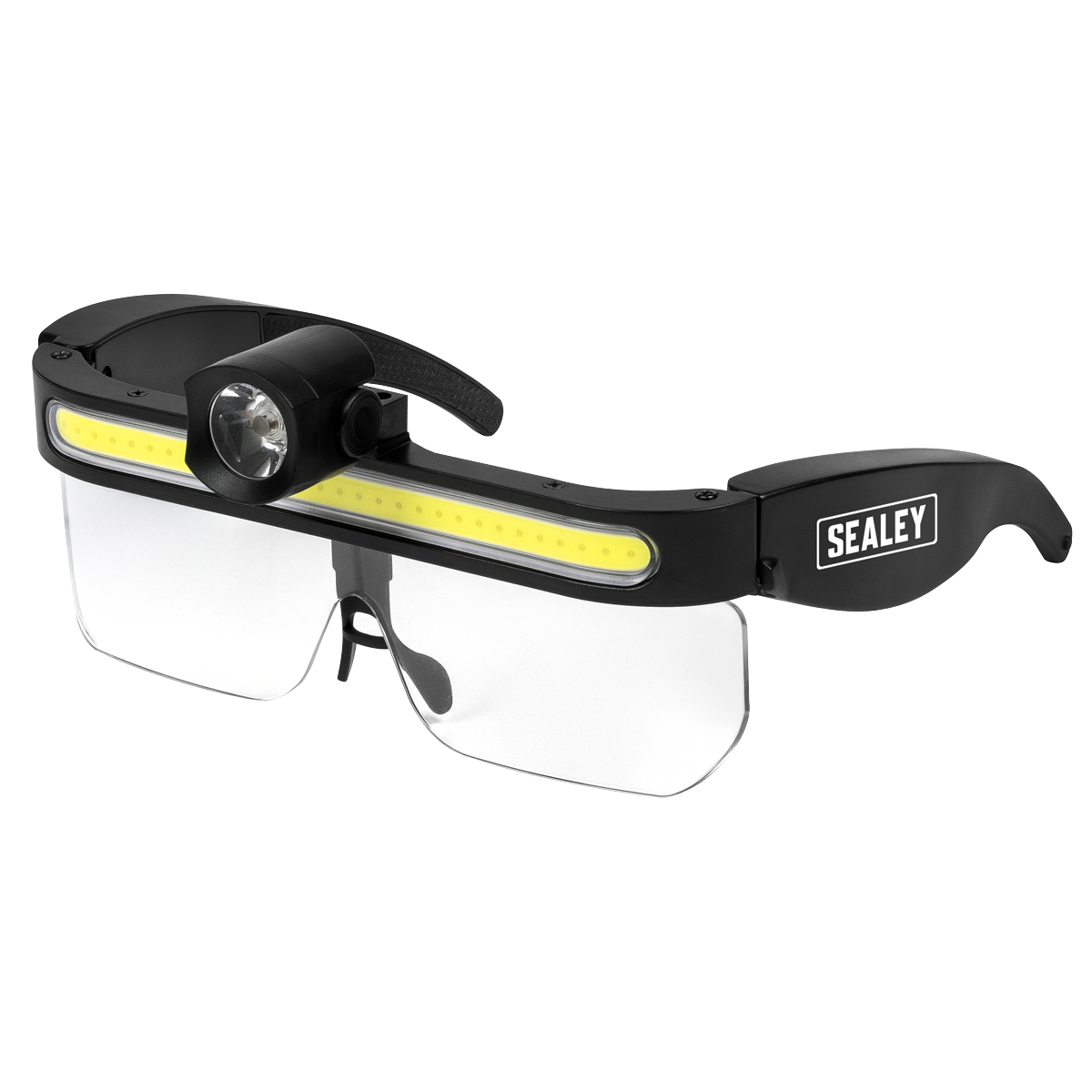 Sealey HT112R Rechargeable LED Head Torch Removable PC Lens 9W COB & 5W LED