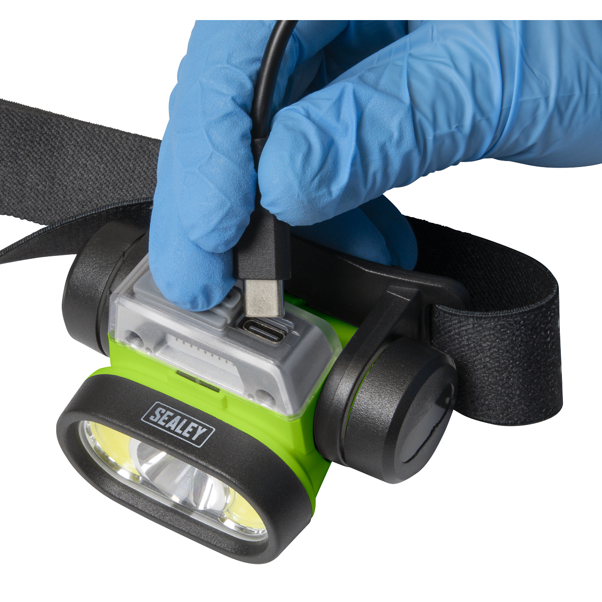 Sealey HT400LED Rechargeable Head Torch with Auto-Sensor 5W & 3W COB LED
