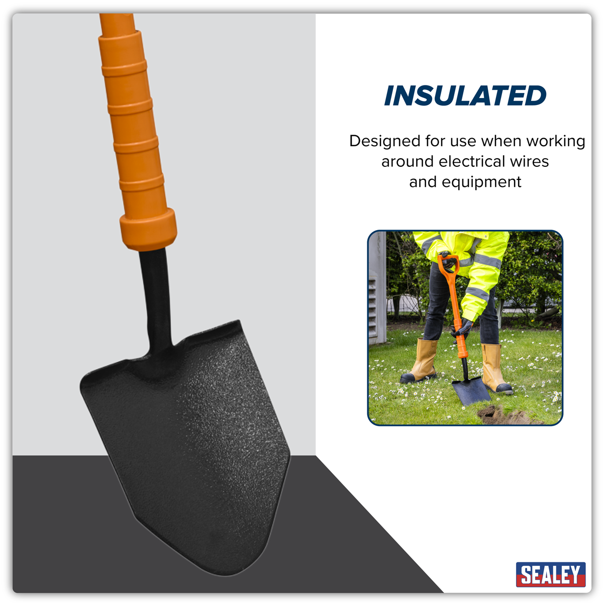 Sealey HVCT07 Insulated General Service Shovel