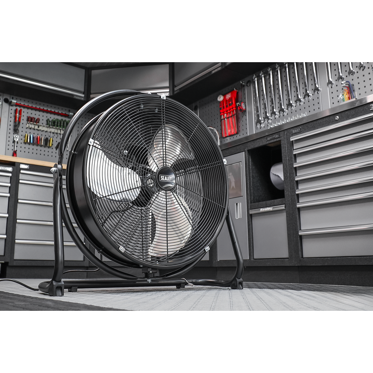 Sealey HVF20S 20" Industrial High Velocity Orbital Drum Fan 230V