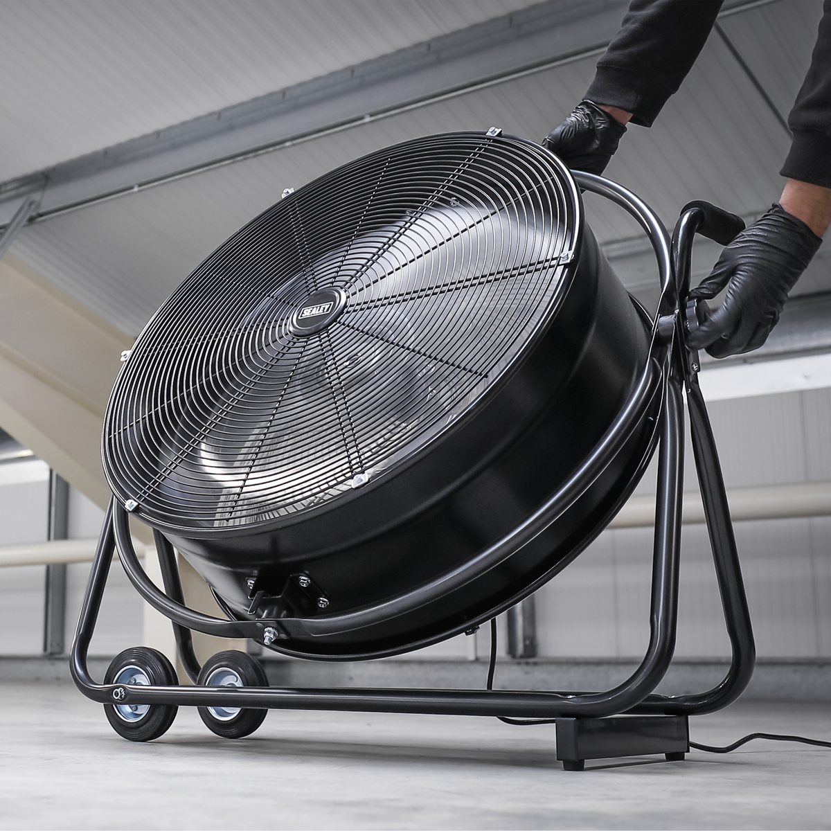 Sealey HVF24S 24" Industrial High Velocity Orbital Drum Fan 230V