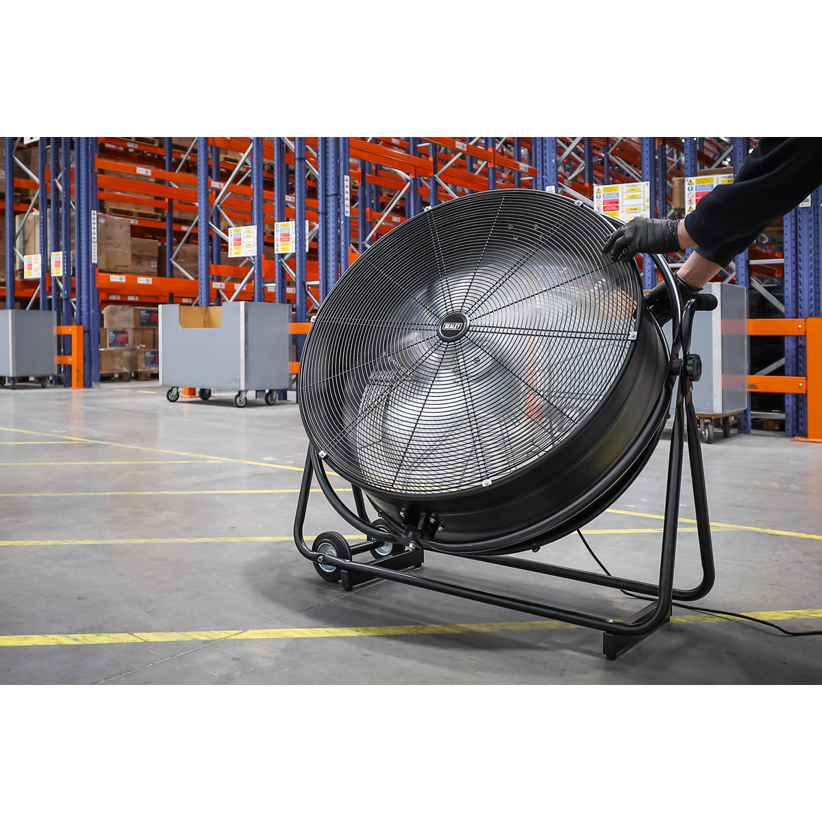 Sealey HVF30S 30" Industrial High Velocity Orbital Drum Fan 230V