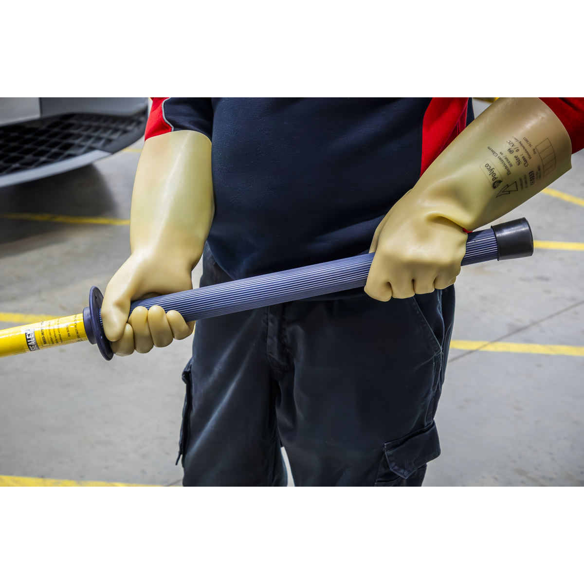 Sealey HVG1000VL Electrician's Safety Gloves 1kV - Pair