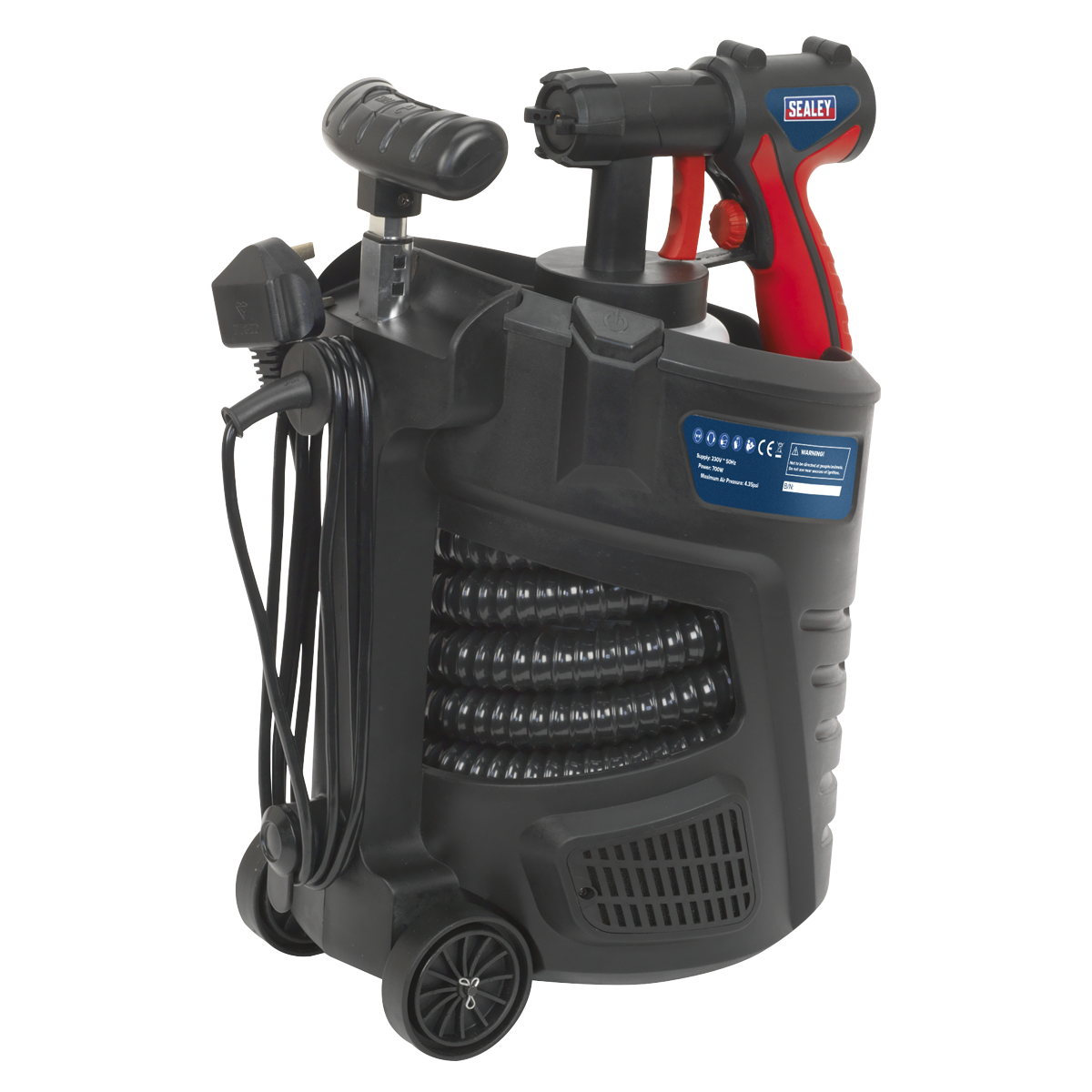 Sealey HVLP3000 700W HVLP Spray Gun Kit 230V