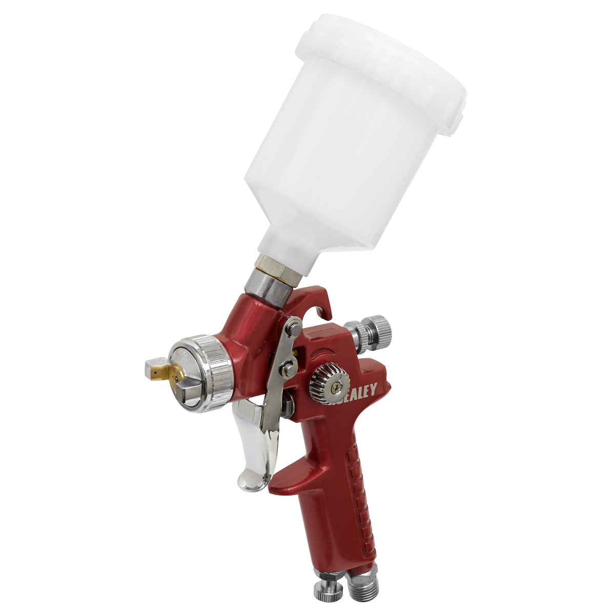 Sealey HVLP731 Workshop Series HVLP Gravity Feed Touch-Up Spray Gun 0.8mm Set-Up