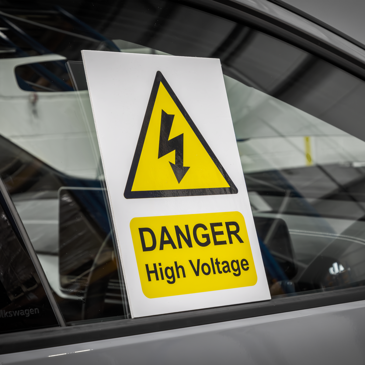 Sealey HVSA4 High Voltage Warning Sign 200 x 300mm