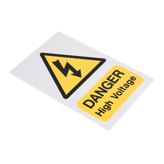 Sealey HVSA4 High Voltage Warning Sign 200 x 300mm