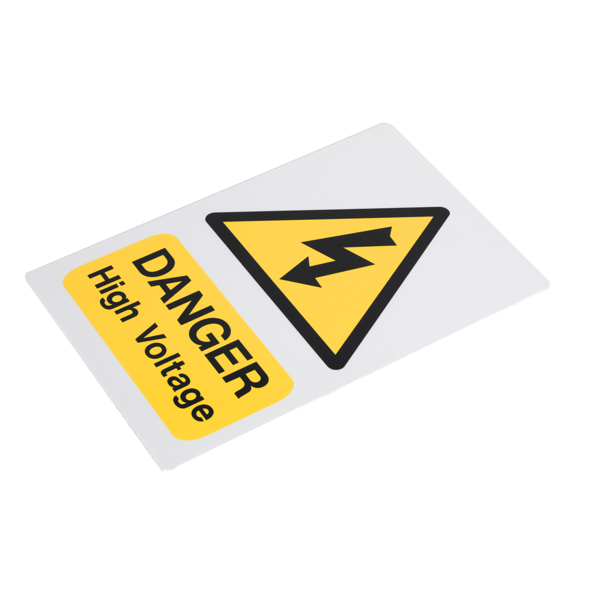 Sealey HVSA4 High Voltage Warning Sign 200 x 300mm