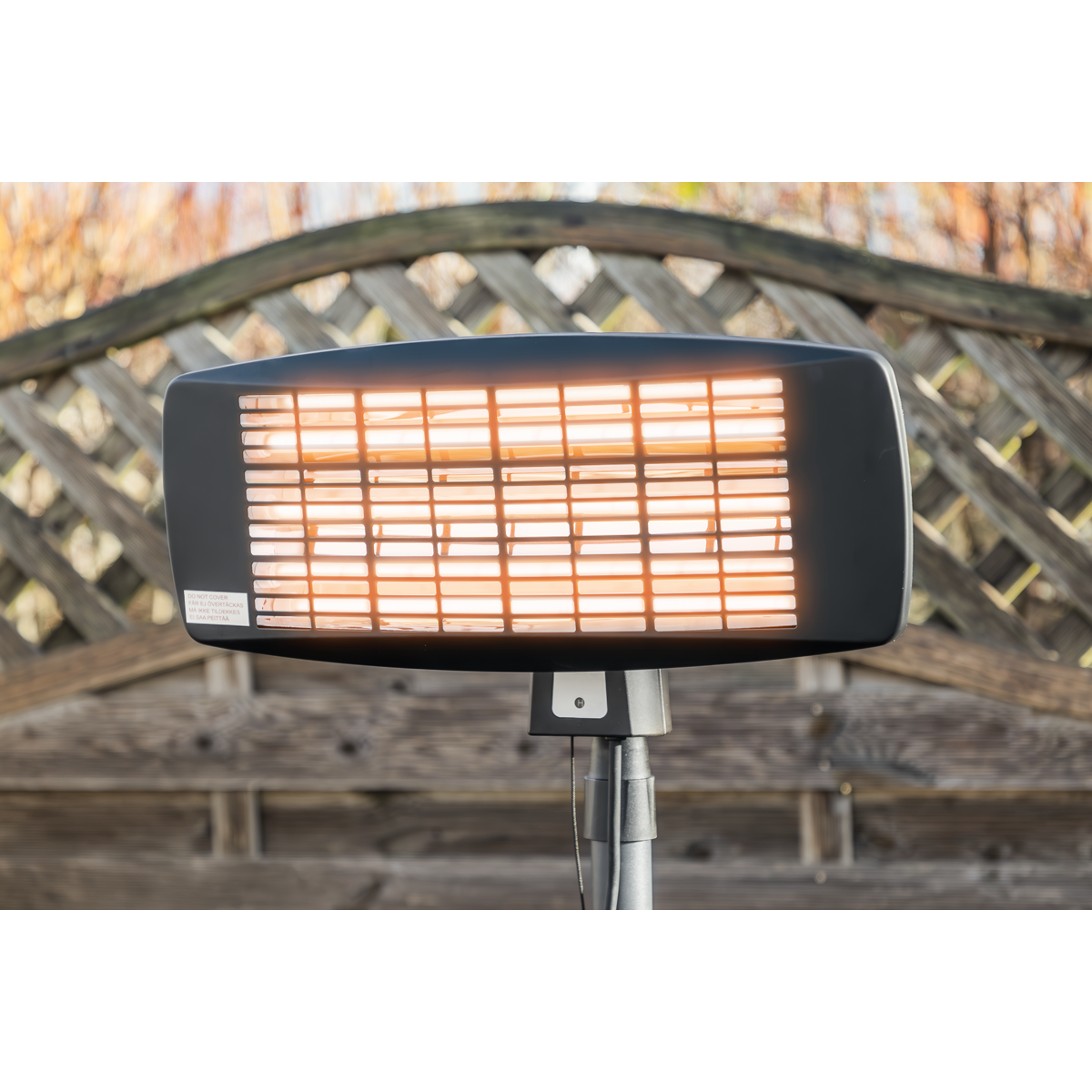 Sealey IFSH2003 Infrared Quartz Patio Heater with Telescopic Floor Stand 2000W/230V
