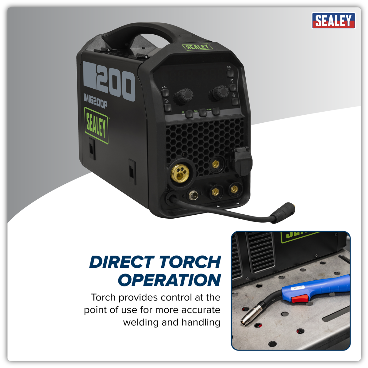 Sealey IMIG200P Multi-Process Inverter Welder 200A & Plasma Cutter 40A