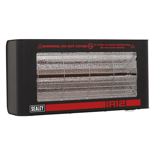 Sealey IR12 Wall Mounting Infrared Quartz Heater 1.2W/230V