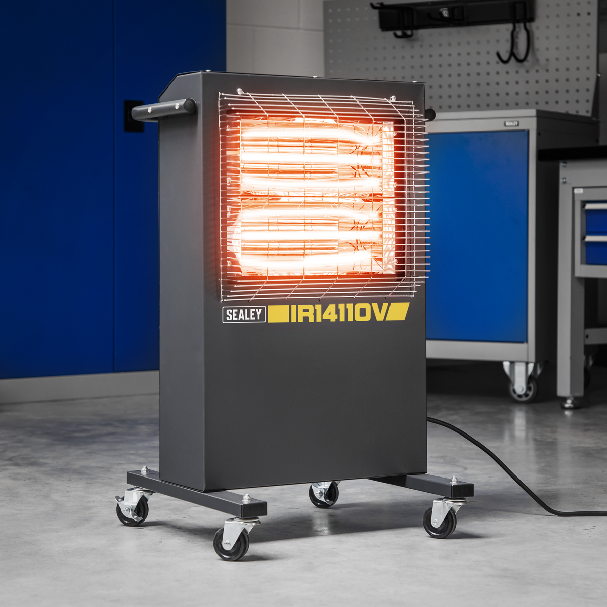 Sealey IR14110V Infrared Cabinet Heater 1.2/2.4kW 110V