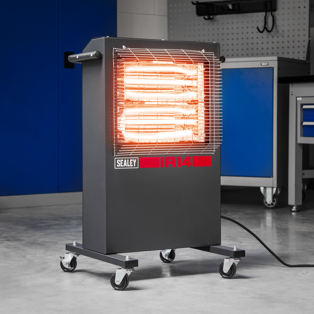 Sealey IR14 Infrared Cabinet Heater 1.4/2.8kW 230V