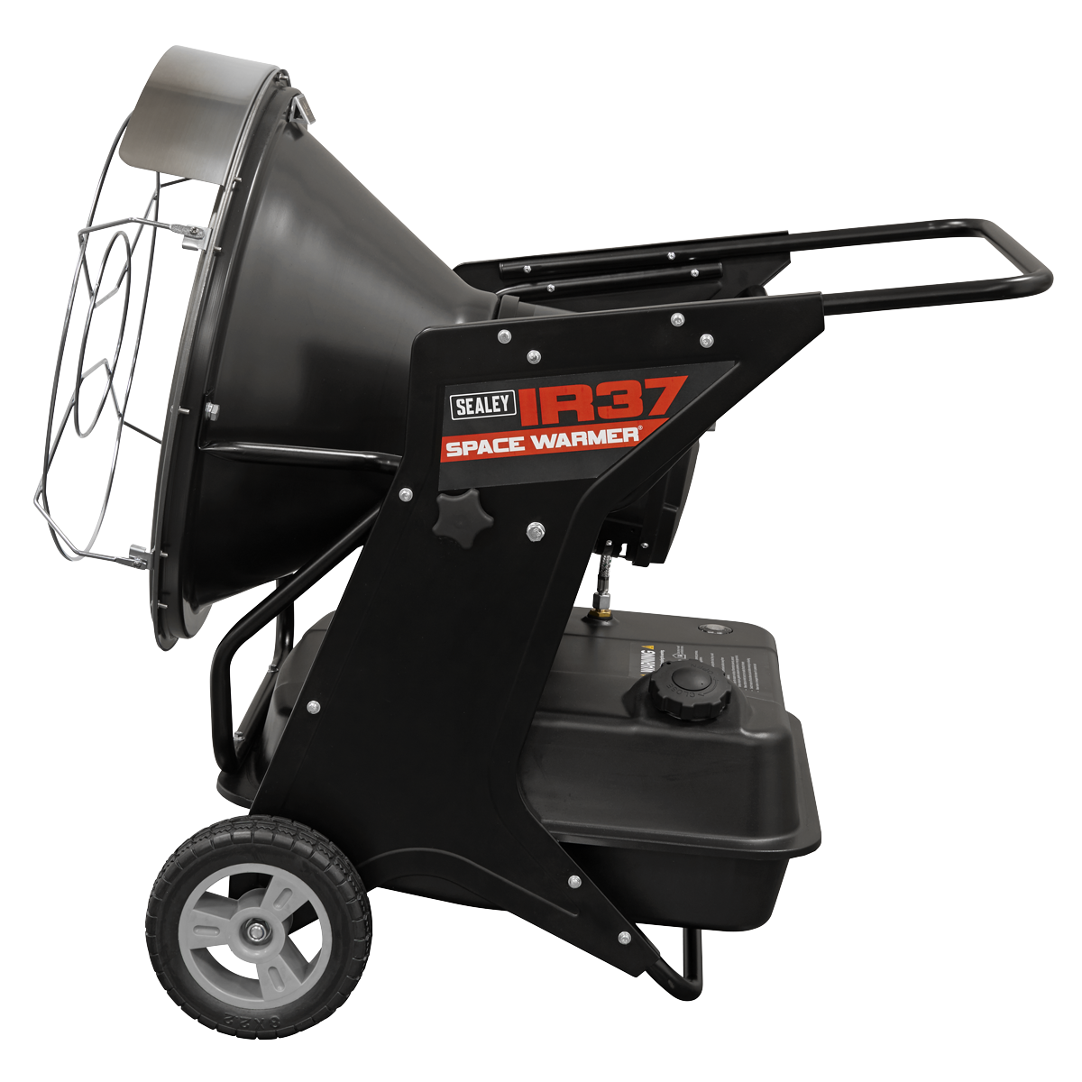 Sealey IR37 Space Warmer® Infrared Kerosene/Diesel Heater with Wheels 136,000Btu/hr