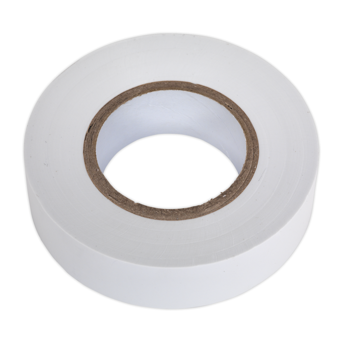 Sealey ITWHT10 PVC Insulating Tape 19mm x 20m, White - Pack of 10