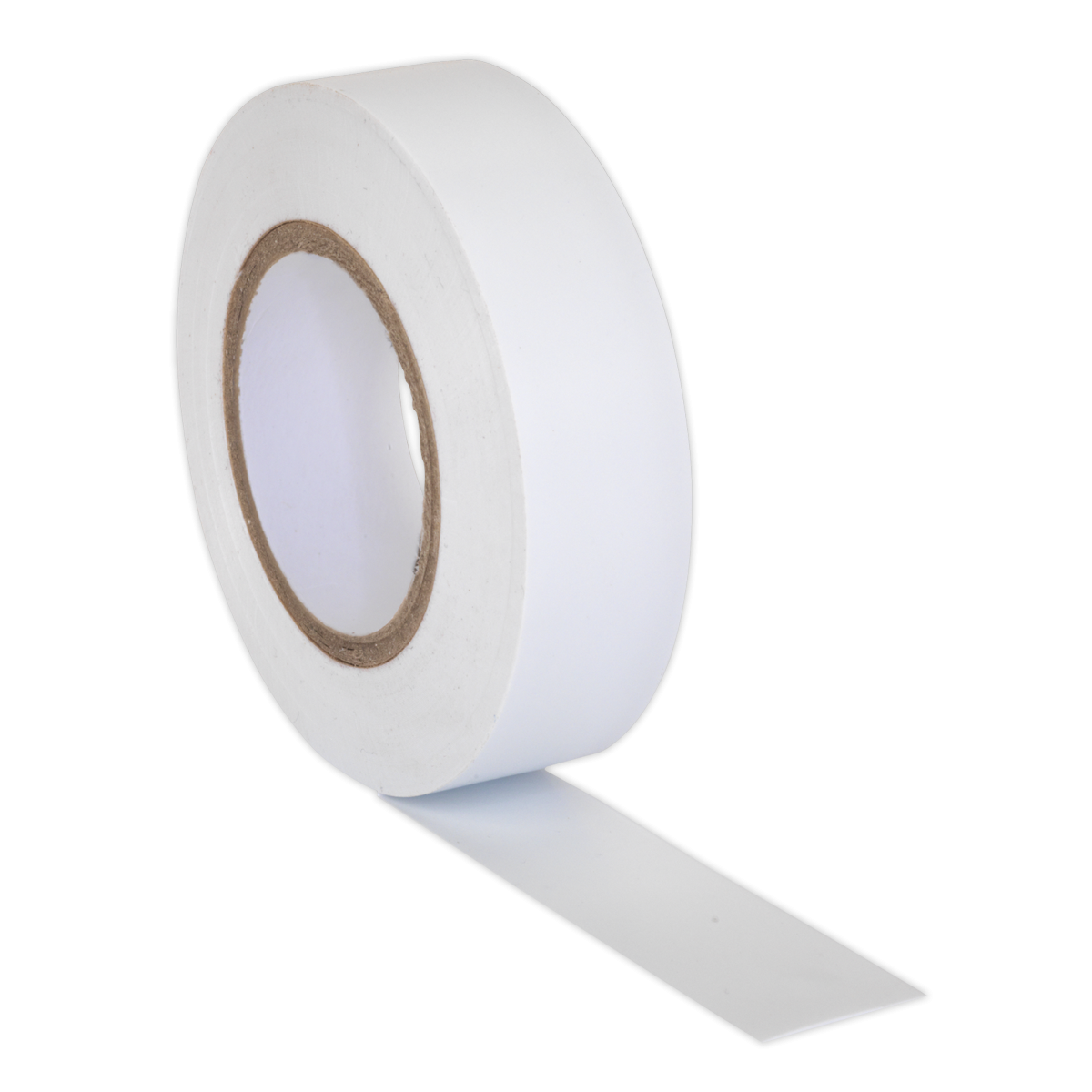 Sealey ITWHT10 PVC Insulating Tape 19mm x 20m, White - Pack of 10