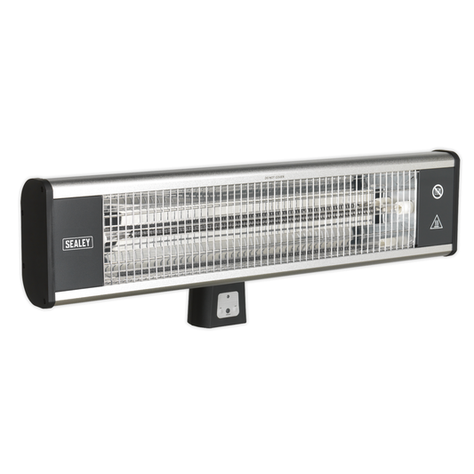 Sealey IWMH1809R High Efficiency Carbon Fibre Wall Mounting Infrared Heater 1800W/230V