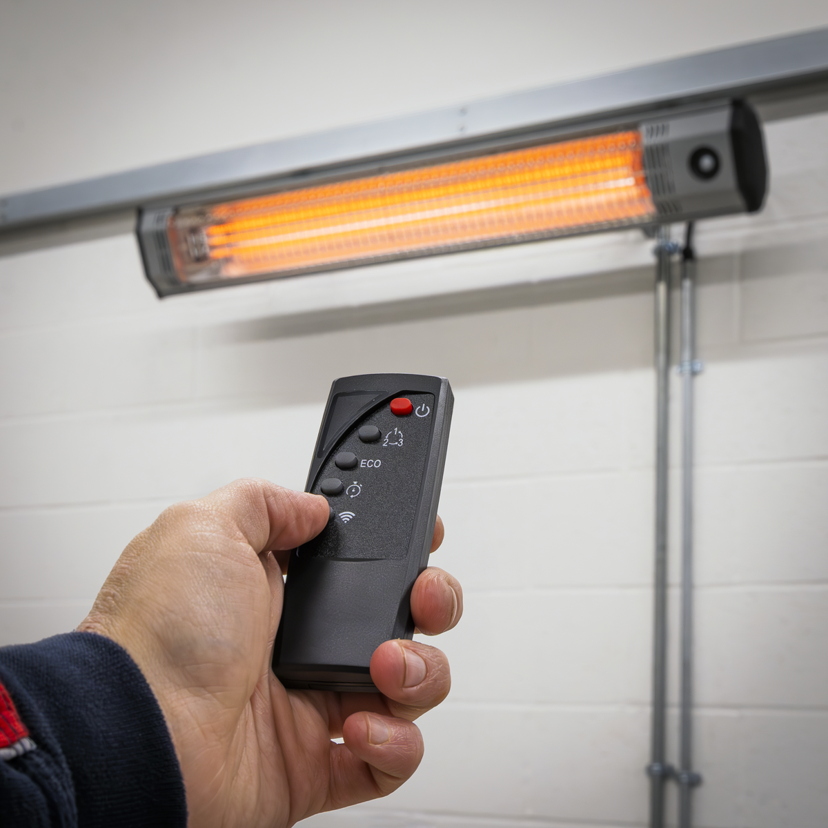 Sealey IWMH6000R High Efficiency Wall Mounting Infrared Short Wave Heater 6000W/230V