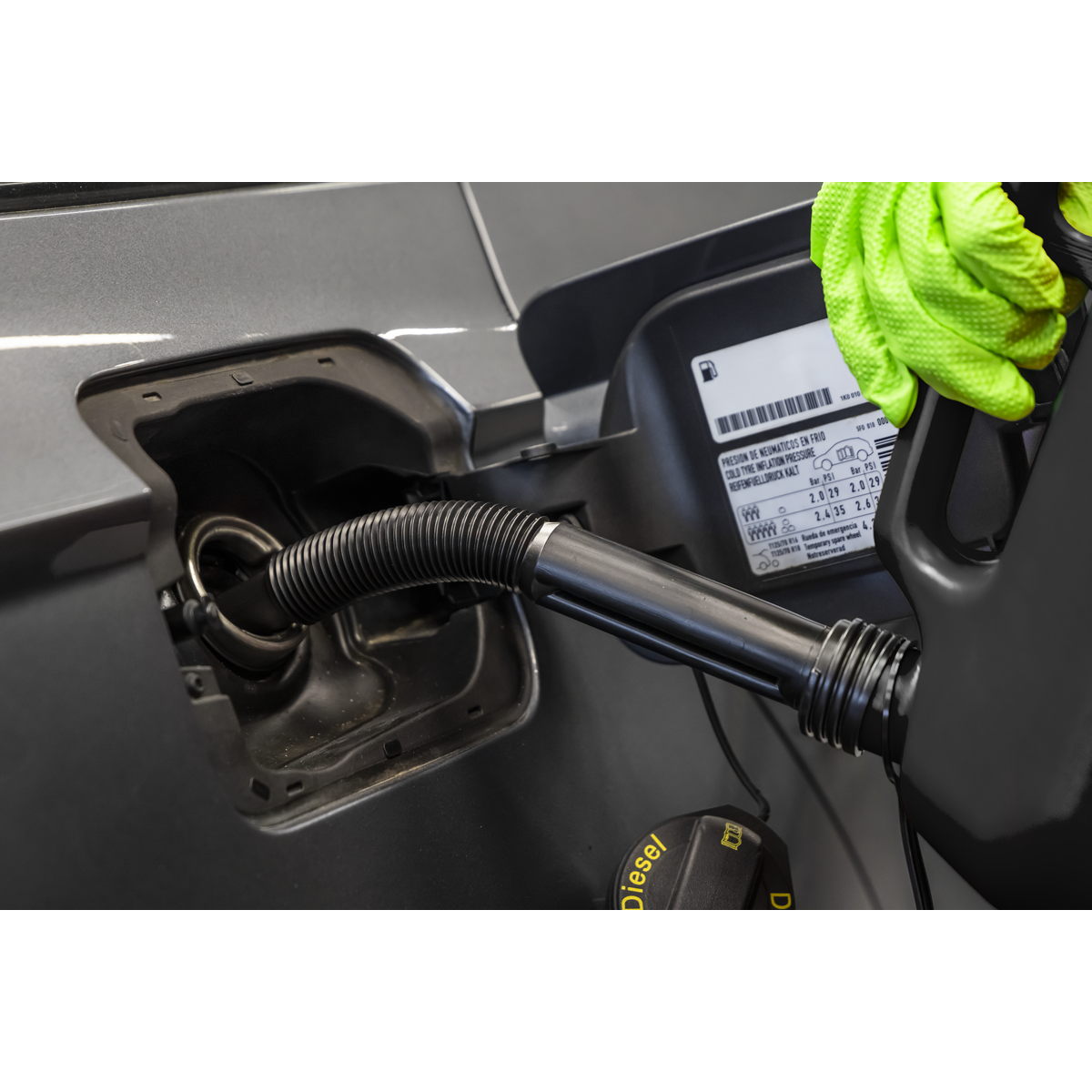 Sealey JC10PB Fuel Can 10L - Black