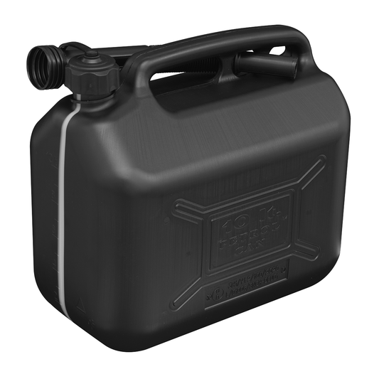 Sealey JC10PB Fuel Can 10L - Black