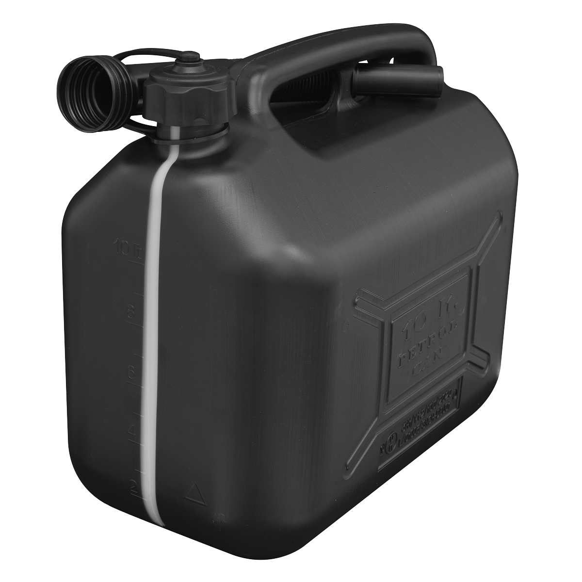 Sealey JC10PB Fuel Can 10L - Black