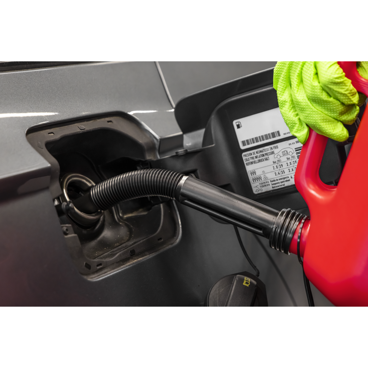 Sealey JC10PR Fuel Can 10L - Red